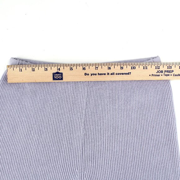 SABLYN Dawn Rib Knit Bike Shorts SZ M 6/8 Lavender Cotton Silk Cashmere Designer - Picture 7 of 11